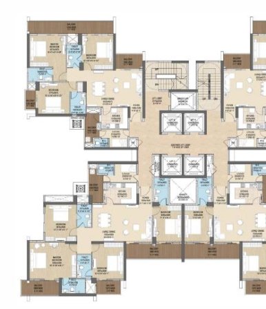 Puri - The Aravallis Typical Floor Plan