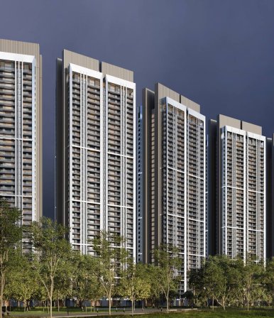 DLF Privana West Front View